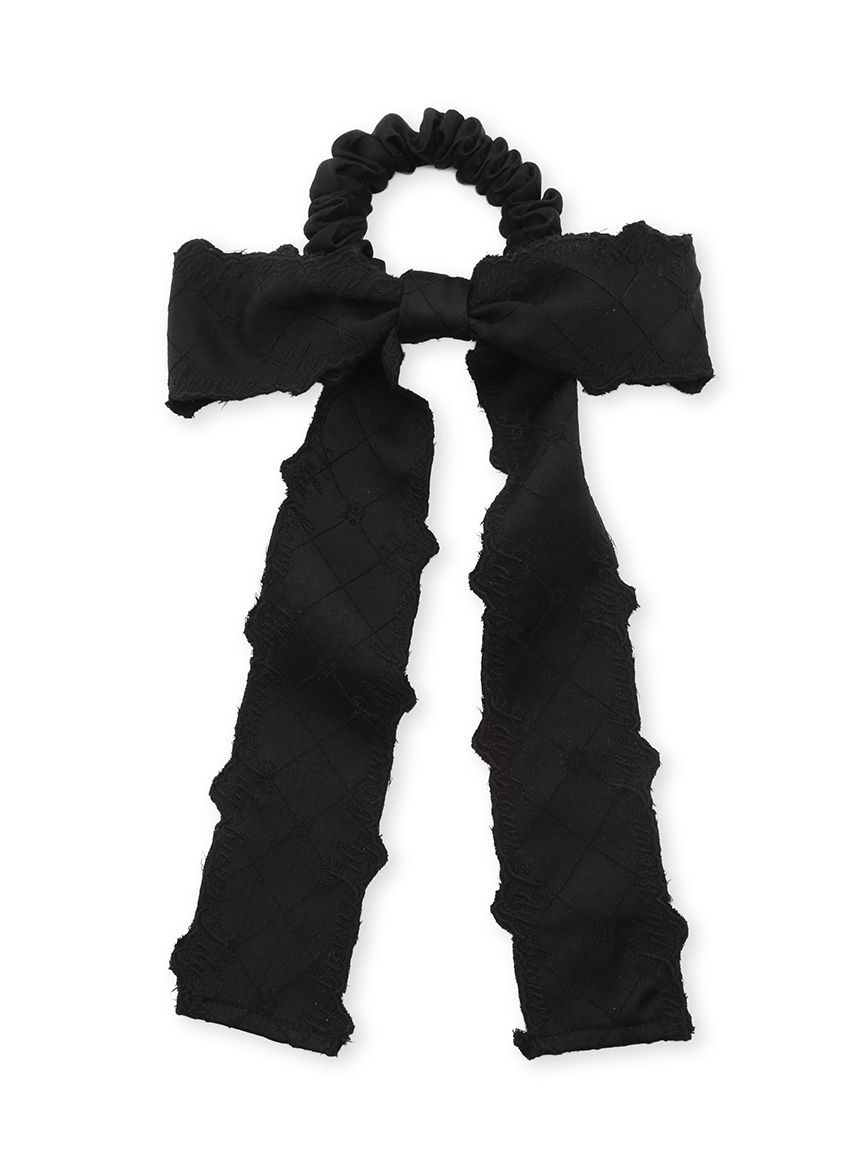 LILY BROWN「エンブロイダリースカラップリボンシュシュ」|ヘアバンド|