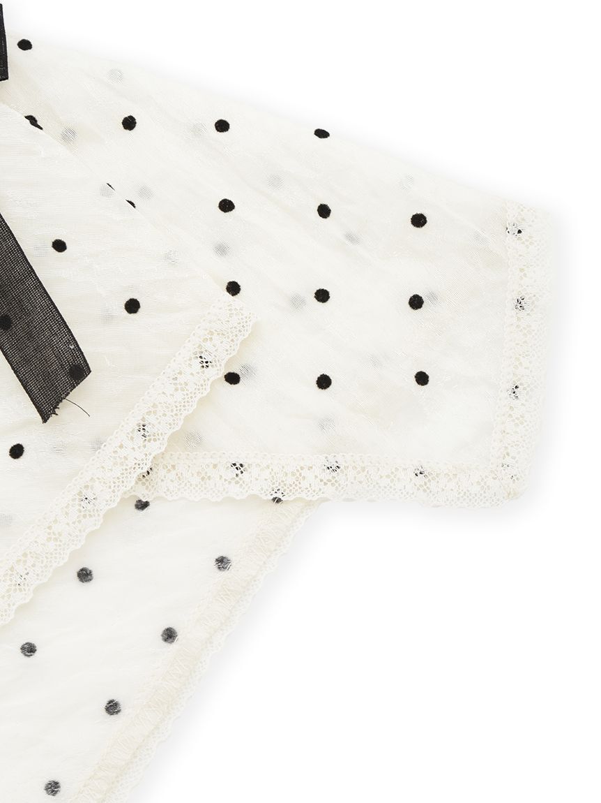 LILY BROWN「コットンレースバレッタ」|ヘアバンド|