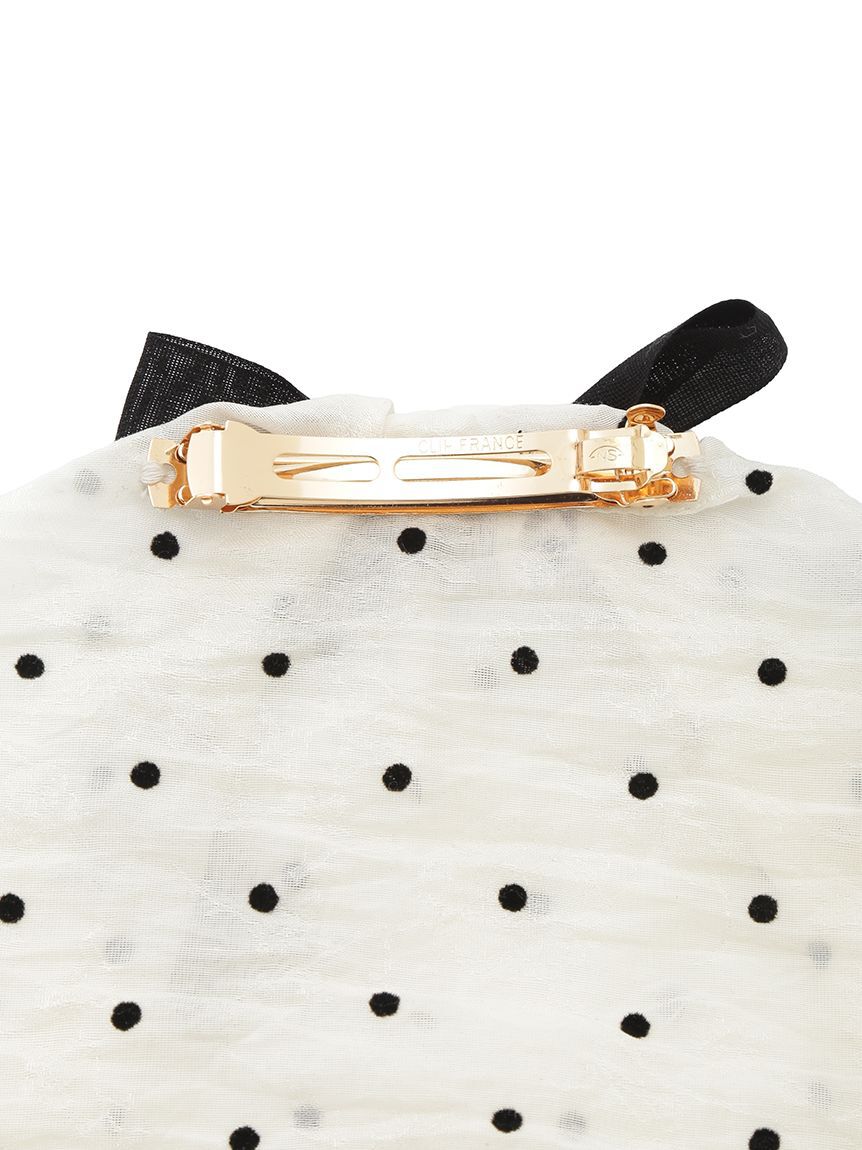 LILY BROWN「コットンレースバレッタ」|ヘアバンド|