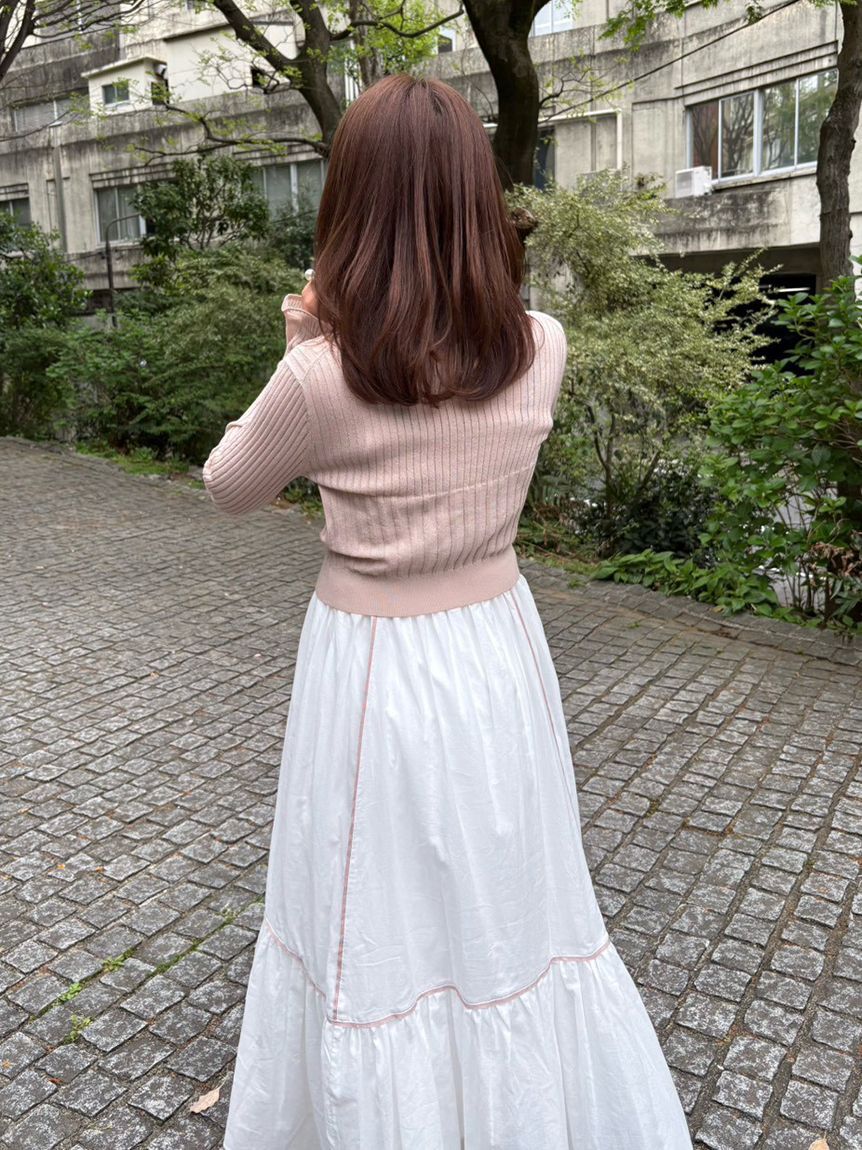 LILY BROWN「【限定カラー】【ウォッシャブル】Vネックニットカーディガン」|カーディガン|