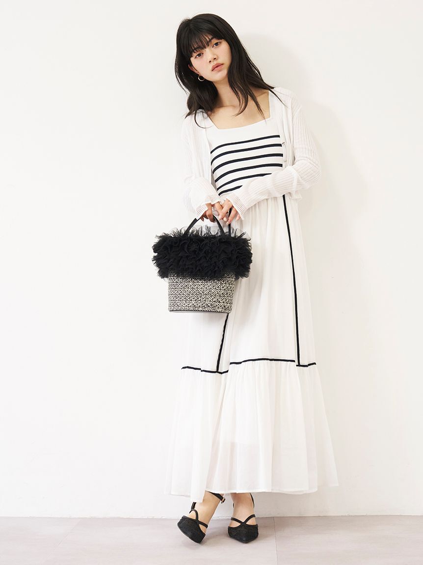 LILY BROWN「【限定カラー】【ウォッシャブル】Vネックニットカーディガン」|カーディガン|