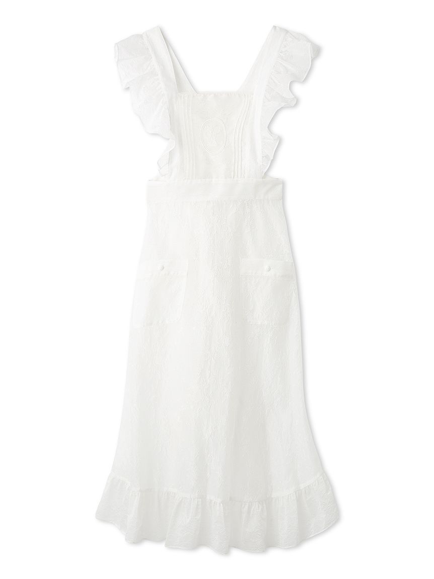 LILY BROWN「エプロンドレス」|ドレス|WHT