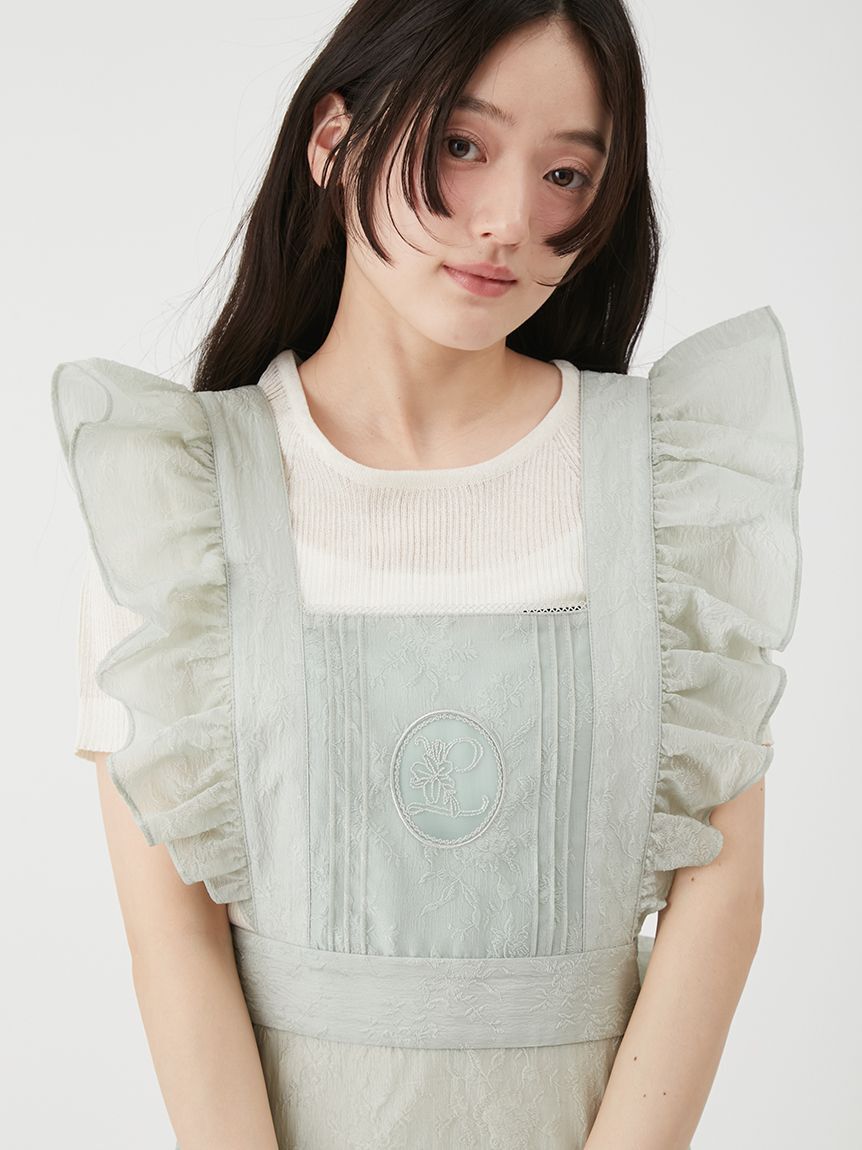 LILY BROWN「エプロンドレス」|ドレス|