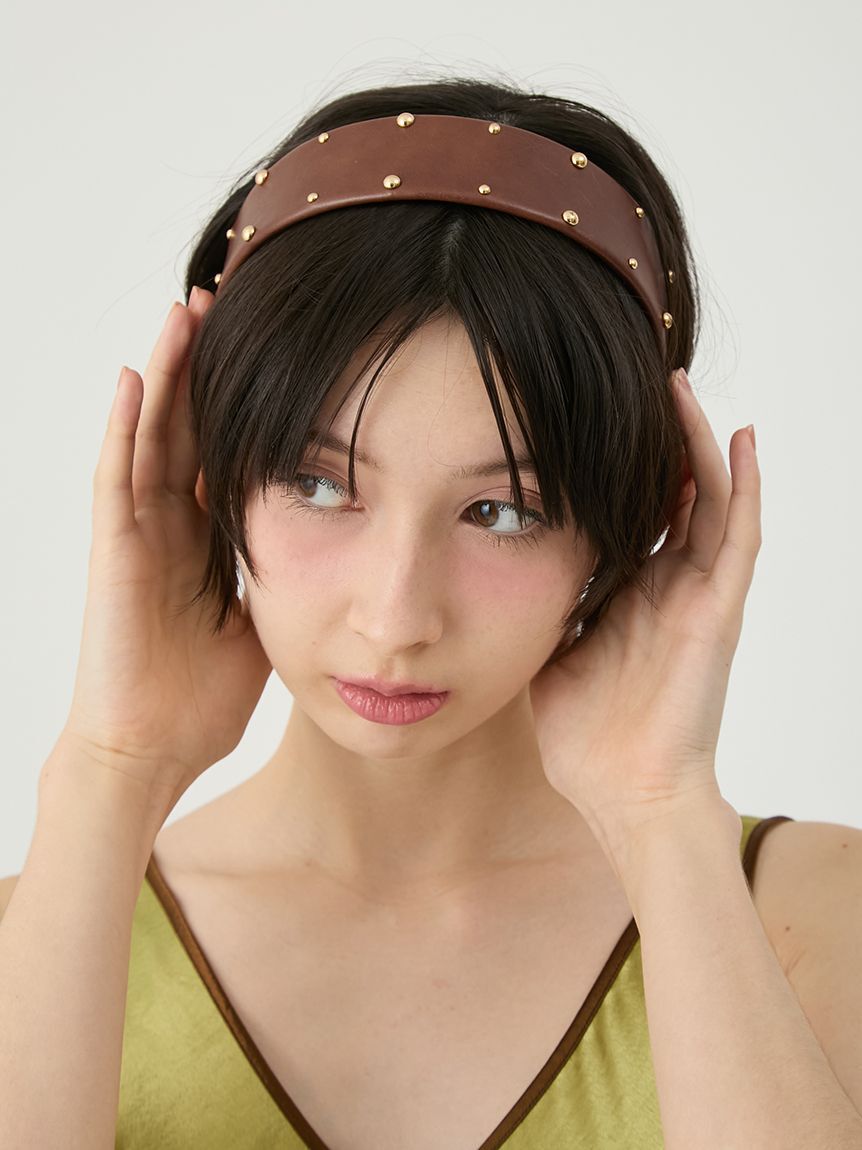 LILY BROWN「スタッズカチューシャ」|ヘアバンド|