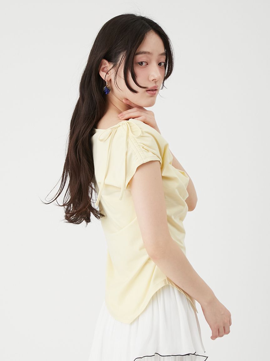 LILY BROWN「クールタッチ3wayドレープトップス」|Tシャツ・カットソー|