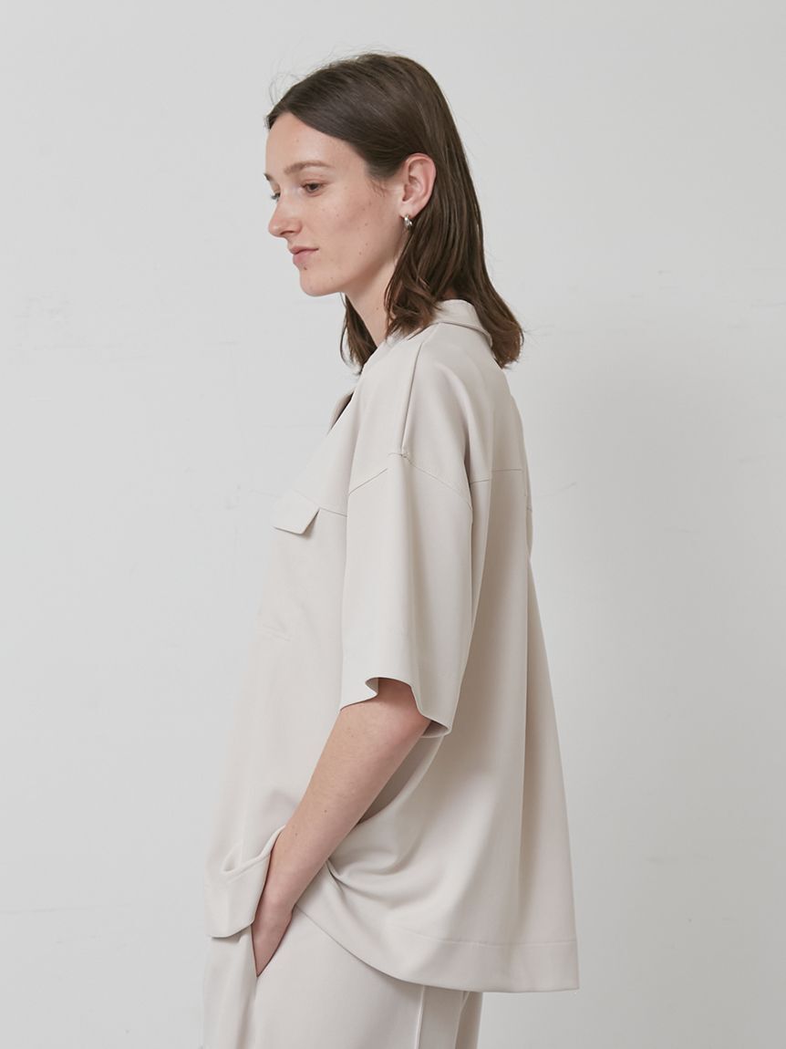 styling/「【セットアップ対応】ジョーゼットオープンカラーシャツ」|シャツ・ブラウス|