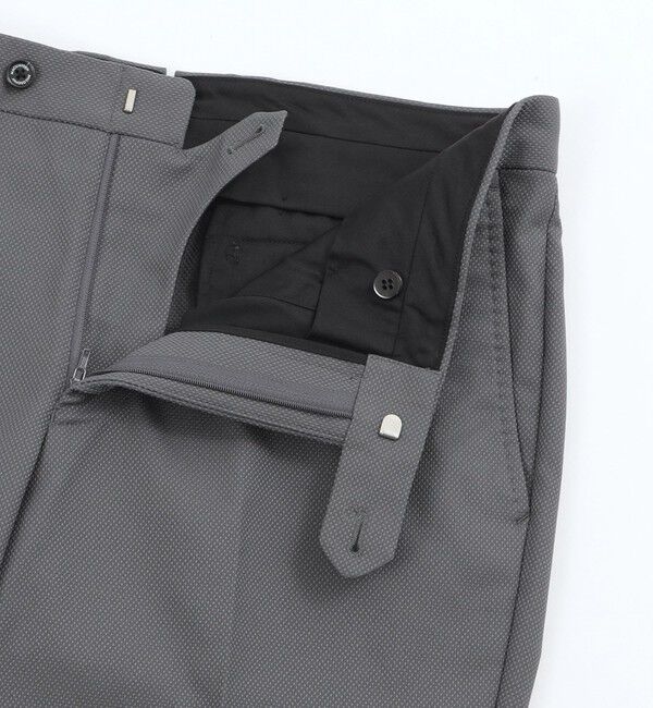 MACKINTOSH PHILOSOPHY「【2026春夏モデル】トロッター トラウザーズ#000（ナンバーゼロ）バーズアイストレッチ リサイクル」|スラックス|