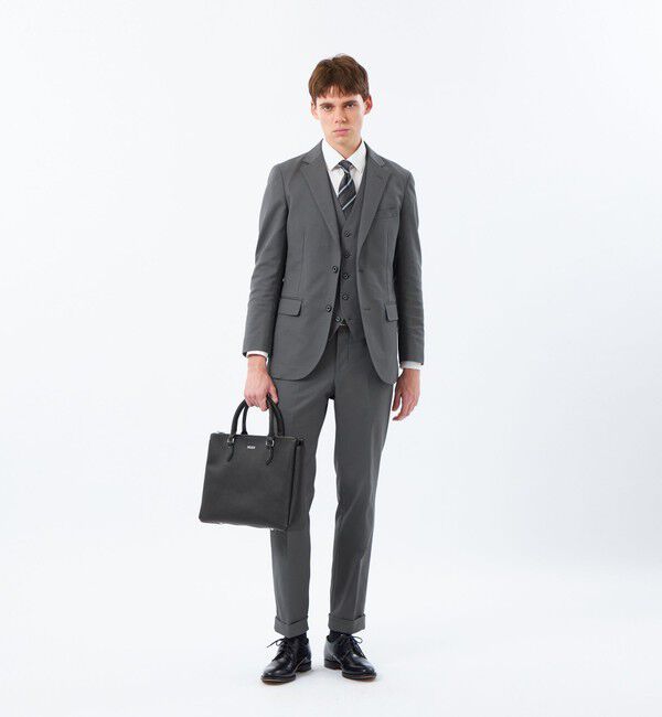 MACKINTOSH PHILOSOPHY「【2026春夏モデル】トロッター トラウザーズ#000（ナンバーゼロ）バーズアイストレッチ リサイクル」|スラックス|