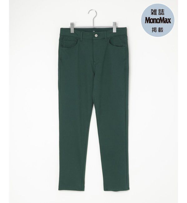 ikka「【雑誌MonoMax4月号掲載】GOKU楽パンツ EASY STRETCH 5ポケット「小泉孝太郎さん着用モデル」」|その他|ブルーグリーン