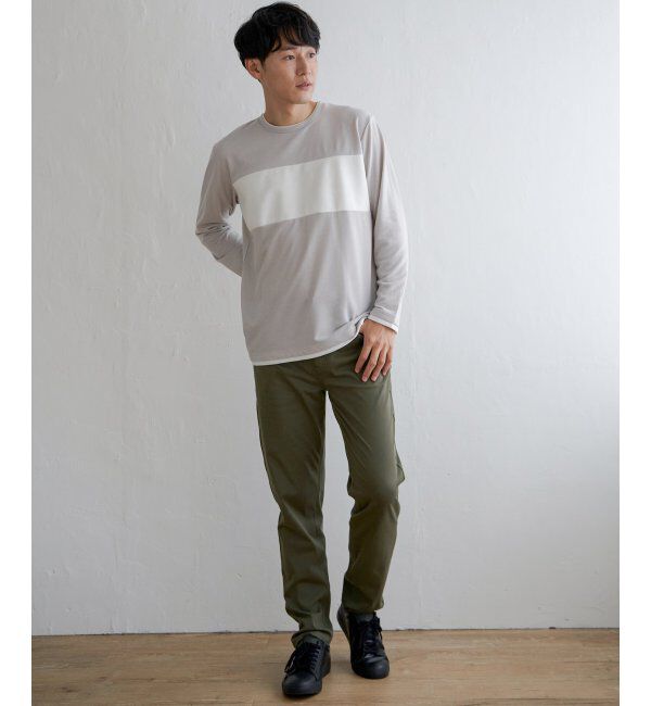 ikka「【雑誌MonoMax4月号掲載】GOKU楽パンツ EASY STRETCH 5ポケット「小泉孝太郎さん着用モデル」」|その他|