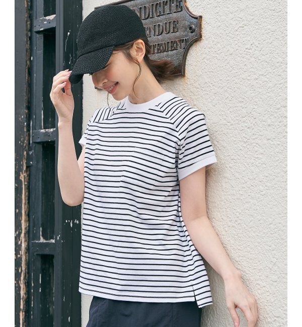 ikka「コットンUSAフレンチTシャツ」|Tシャツ・カットソー|ソノタA