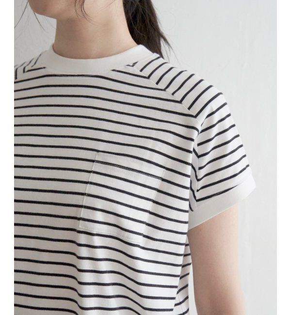 ikka「コットンUSAフレンチTシャツ」|Tシャツ・カットソー|