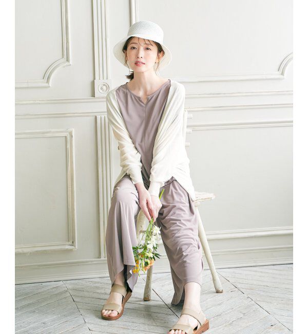 ikka「冷感ドルマントッパーカーディガン」|その他|