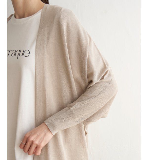 ikka「冷感ドルマントッパーカーディガン」|その他|