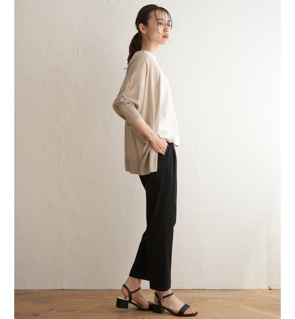 ikka「冷感ドルマントッパーカーディガン」|その他|