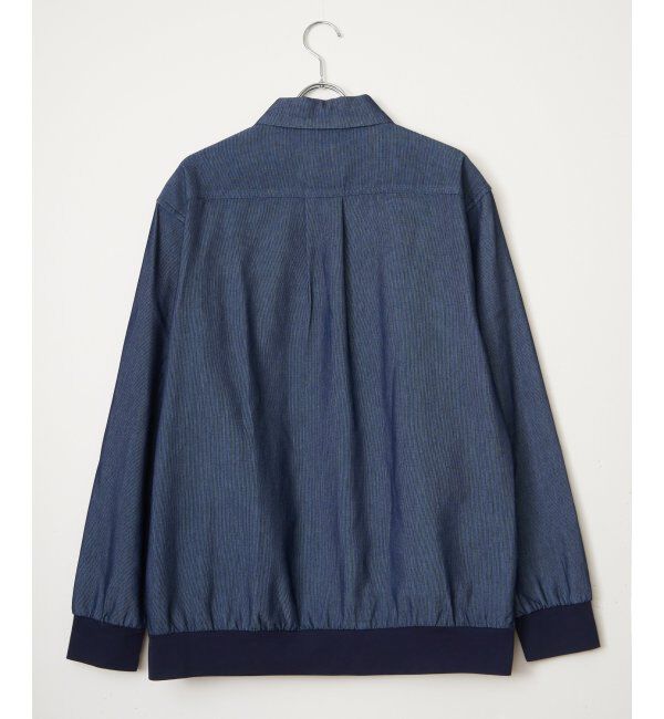 ikka「メッシュデニムシャルゾン」|ブルゾン・スタジャン|