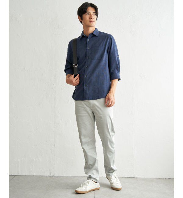 ikka「速乾ドビー袖2wayシャツ」|シャツ・ブラウス|