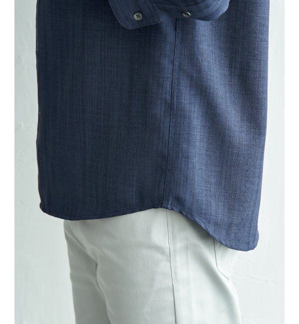 ikka「速乾ドビー袖2wayシャツ」|シャツ・ブラウス|