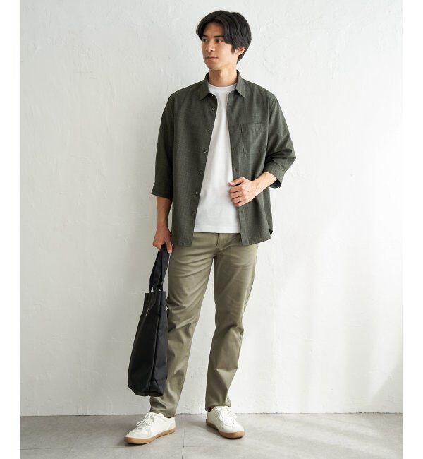 ikka「速乾ドビー袖2wayシャツ」|シャツ・ブラウス|