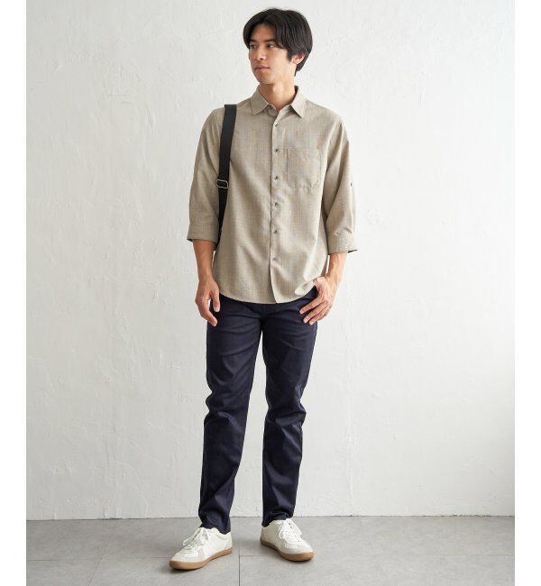 ikka「速乾ドビー袖2wayシャツ」|シャツ・ブラウス|