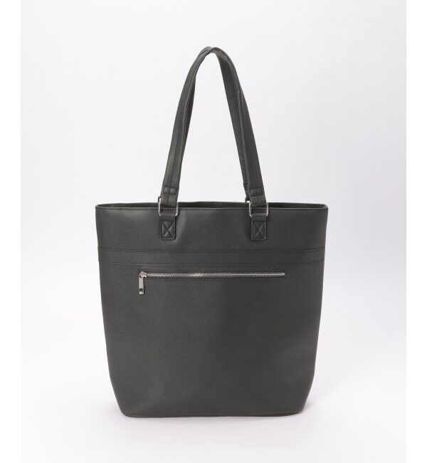 ikka「サフィアーノタッチトートバッグ」|その他|ブラック