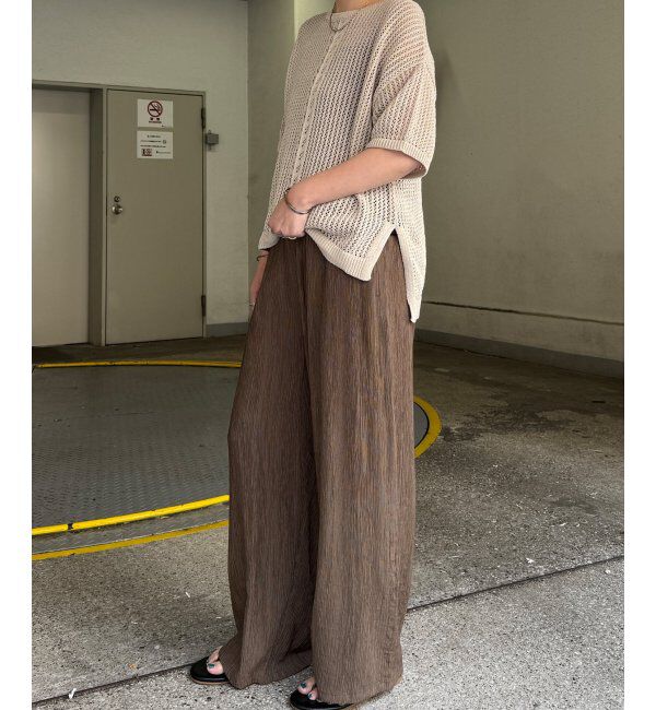 Lbc with Life「エアプリーツワイドイージーパンツ」|その他|