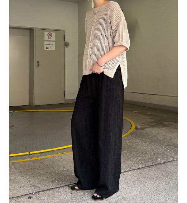 Lbc with Life「エアプリーツワイドイージーパンツ」|その他|