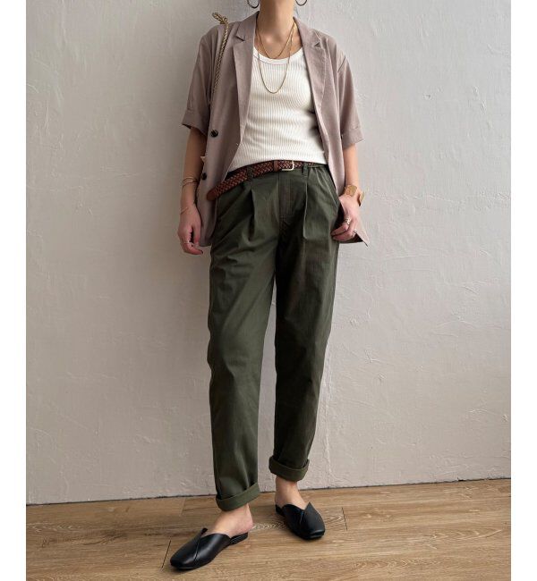 Lbc with Life「さらひやジップレステーパードパンツ」|その他|