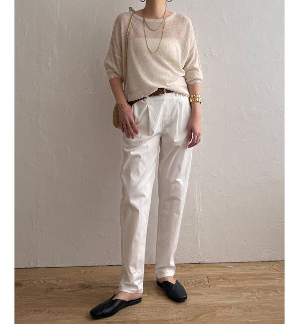 Lbc with Life「さらひやジップレステーパードパンツ」|その他|