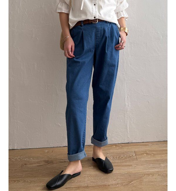 Lbc with Life「さらひやジップレステーパードパンツ」|その他|