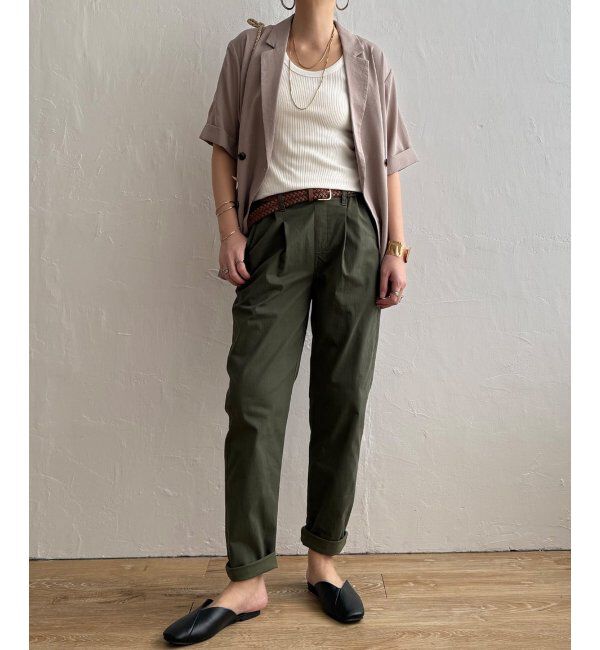 Lbc with Life「さらひやジップレステーパードパンツ」|その他|