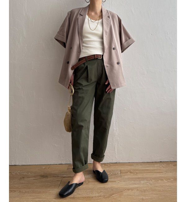 Lbc with Life「さらひやジップレステーパードパンツ」|その他|