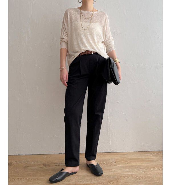 Lbc with Life「さらひやジップレステーパードパンツ」|その他|