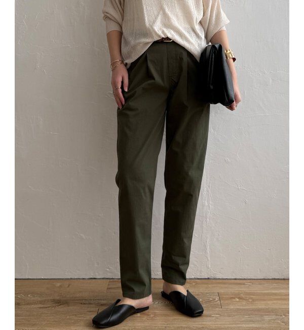 Lbc with Life「さらひやジップレステーパードパンツ」|その他|