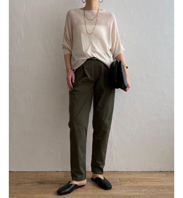 Lbc with Life「さらひやジップレステーパードパンツ」|その他|