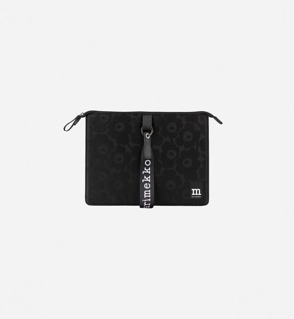 Marimekko「Sleeve 13" Unikko ラップトップスリーブ」|ポーチ|ブラック