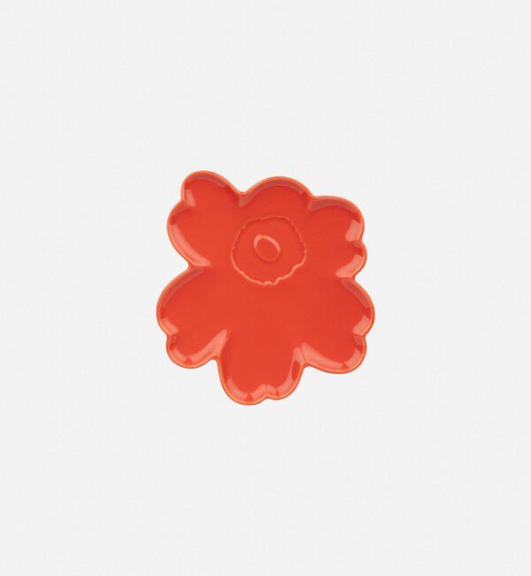 Marimekko「Unikko プレート 20cm」|その他|オレンジレッド