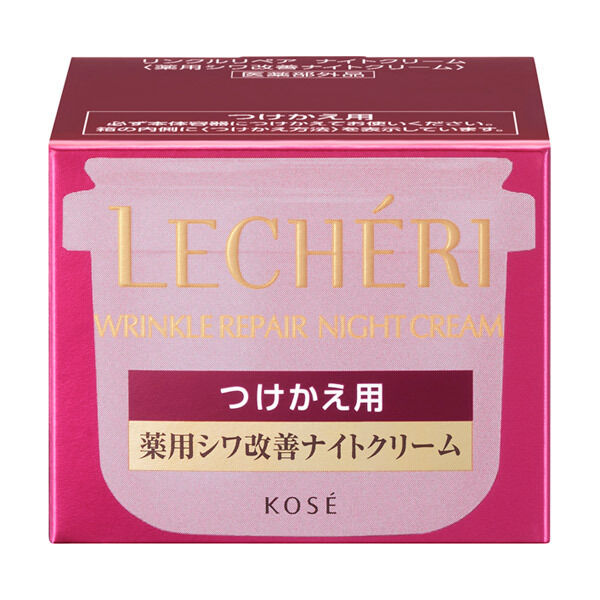  「ルシェリ リンクルリペア ナイトクリーム つけかえ用/フレッシュフローラル (40g(レフィル))」|美容液・オイル・クリーム|