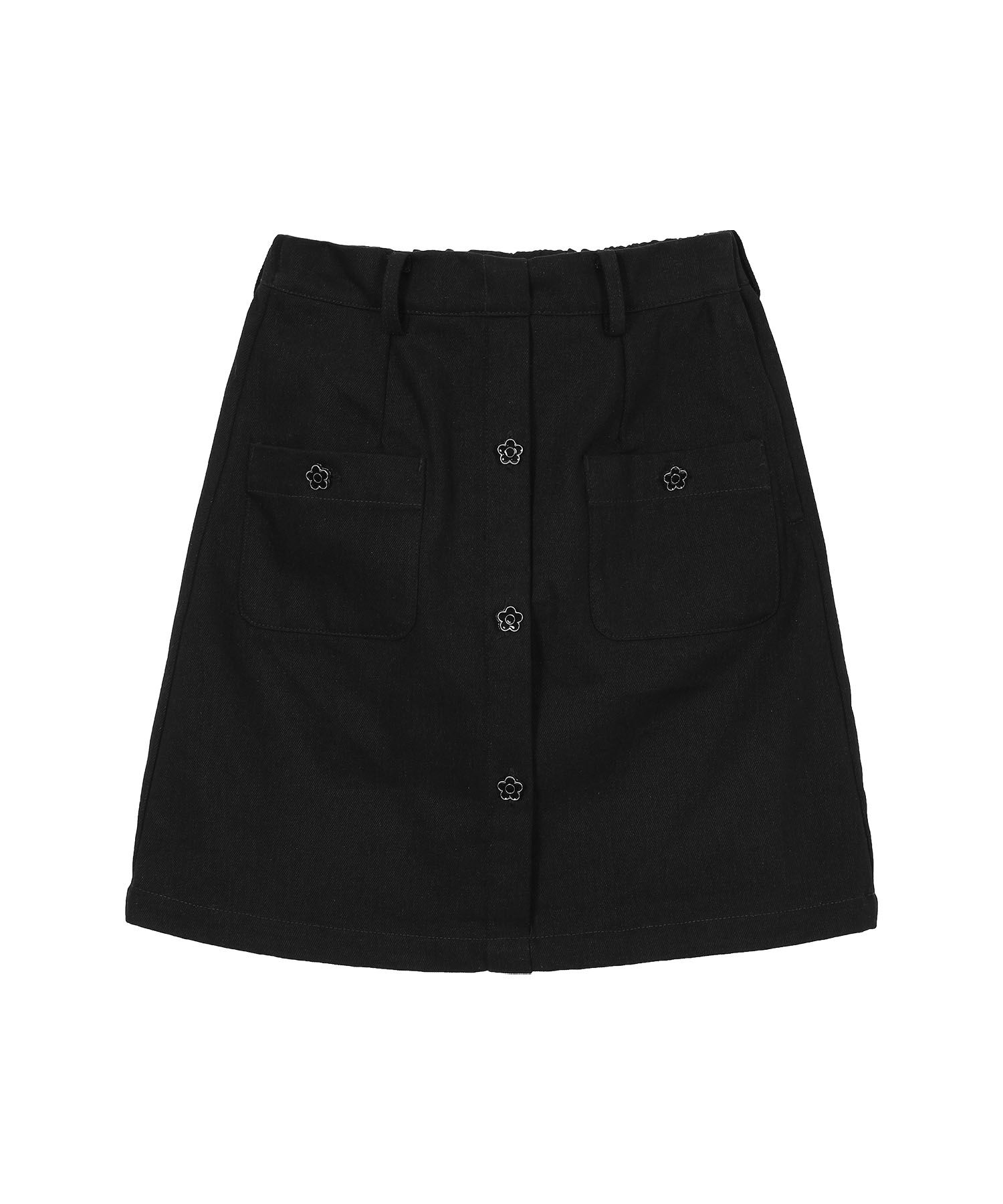 MARY QUANT「エポデイジーボタンデニムミニ スカート」|スカート|