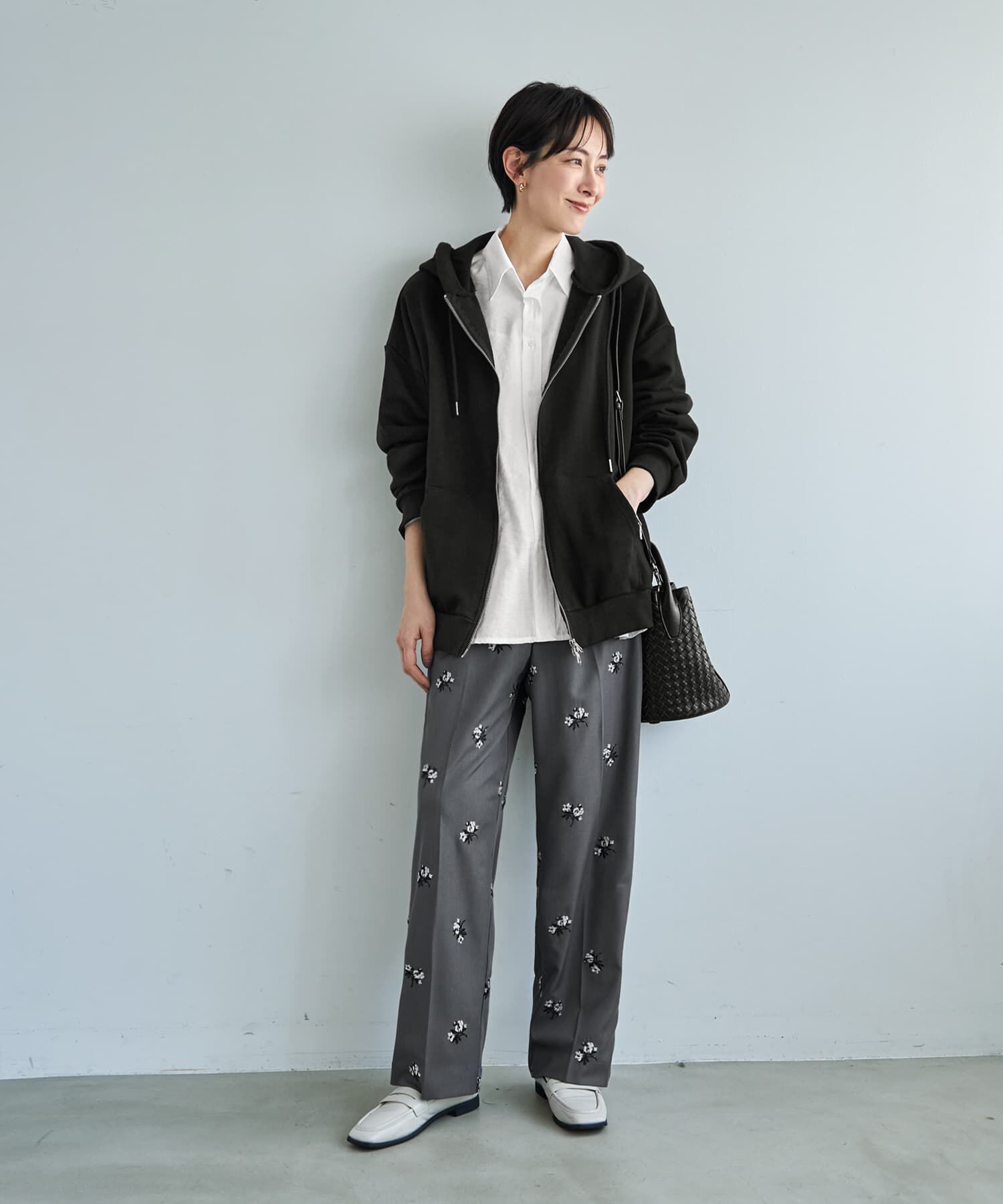 STYLE DELI「重ねやすいシボ生地しなやかシャツ」|シャツ・ブラウス|