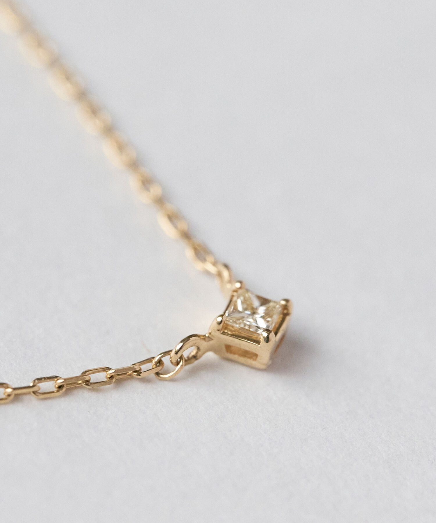 JUPITER「【K10】プリンセスダイヤペンダント/ネックレス」|ネックレス|