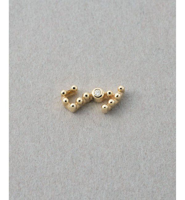 ete「[ゾディアック] K10YG ダイヤモンド ピアス /さそり座」|ピアス|イエローゴールド