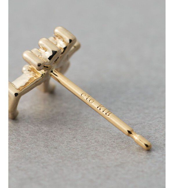 ete「[ゾディアック] K10YG ダイヤモンド ピアス /いて座」|ピアス|