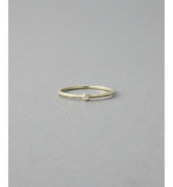 ete「[アイシーヴェール] K10IGG ダイヤモンド アイス リング」|リング|グリーン