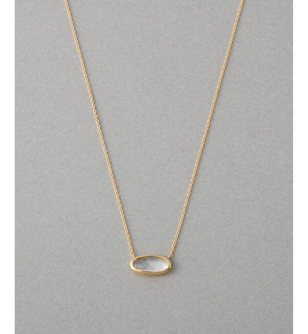 ete「[デュー] K18YG クォーツ ネックレス」|ネックレス|イエローゴールド