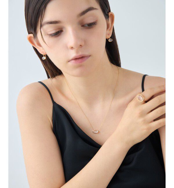 ete「[デュー] K18YG クォーツ ネックレス」|ネックレス|