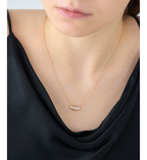 ete「[デュー] K18YG クォーツ ネックレス」|ネックレス|