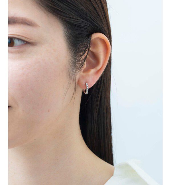 Jouete「フープイヤリング ジルコニア」|イヤリング|