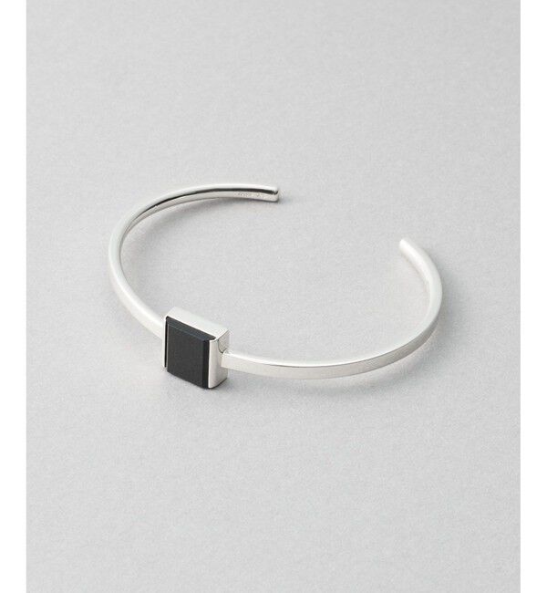 Jouete「バングル ブラックカルセドニー」|ブレスレット・バングル|