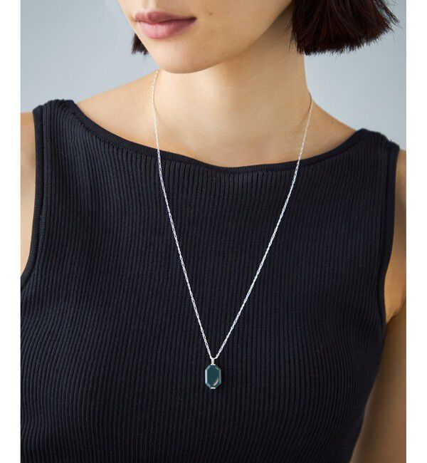 Jouete「[ジェム] ネックレス グリーンジャスパー」|ネックレス|